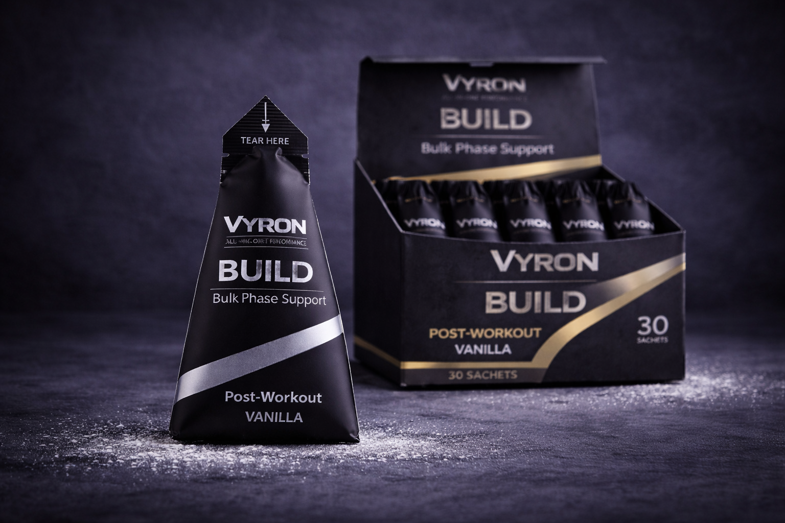 VYRON Build Performance Powder (Post-Workout) 900g | 30 Sachets à 30g