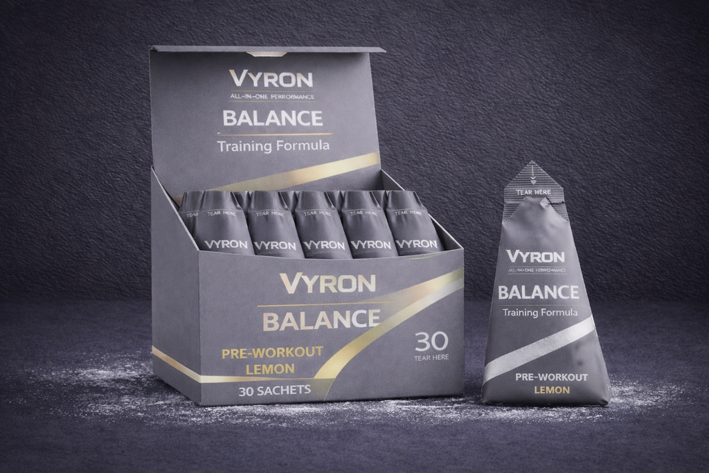 VYRON Balance Performance Powder (Pre-Workout) 900g | 30 Sachets à 30g
